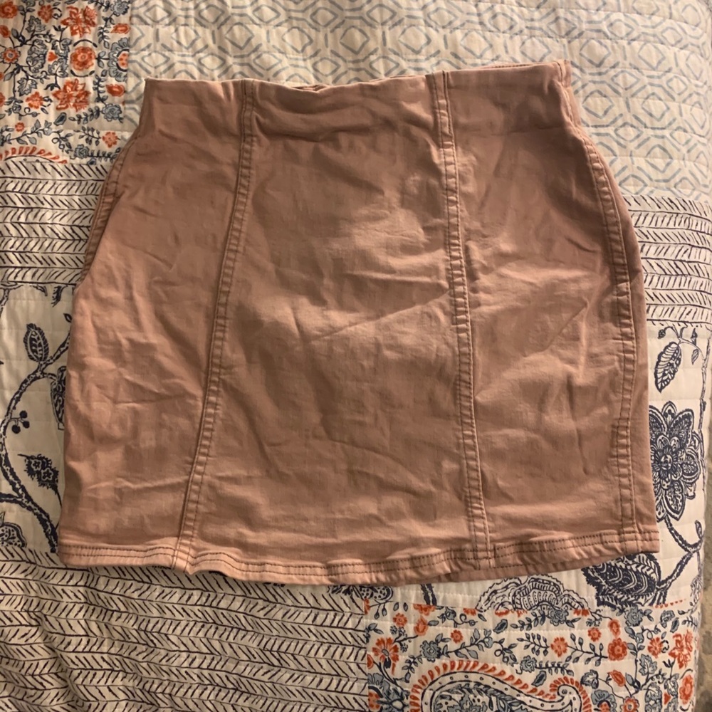 Mauve Mini Skirt